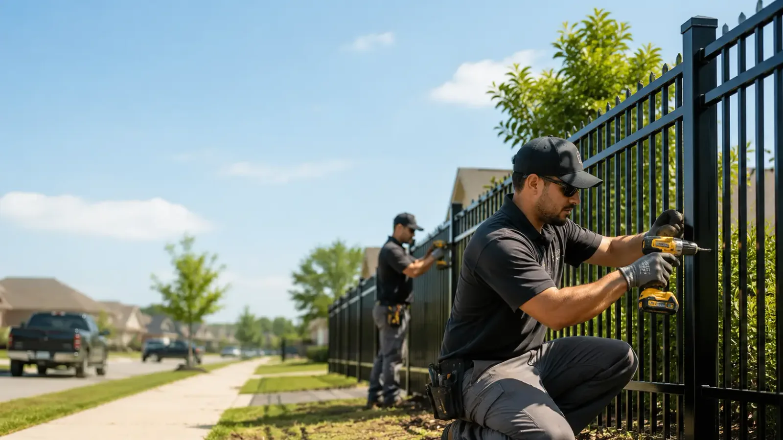 Metal Fence Installation in Marquette, NE